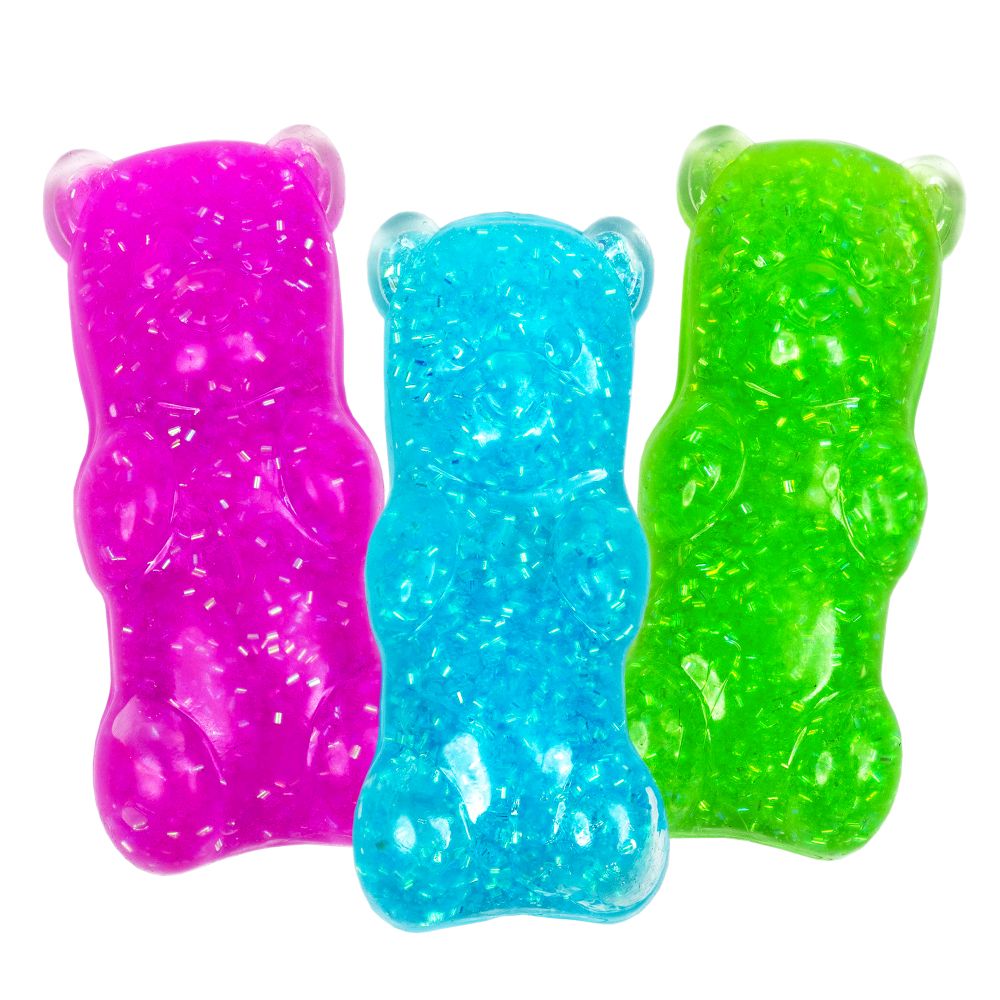 Keycraft Squishy Bears – Gummy Bear Sensory Fidget Toy – Assorted Colours